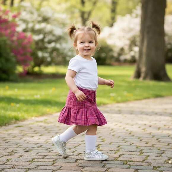 The Children's Place Plaid Skort 3T - Picture 4 of 11